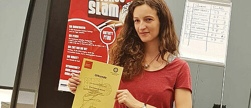 Science Slam Hannah Klinner 3. Platz 2019